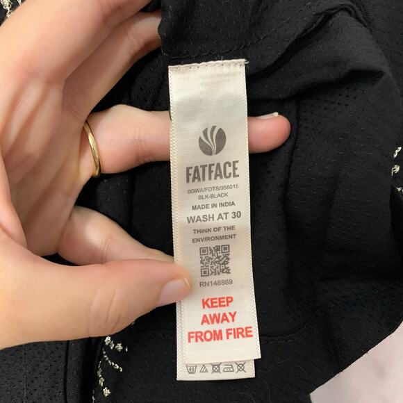 Fat Face Madagan Celestial Long Sleeve Dress NWT Sz 4 Embroidered Knee Length - Picture 10 of 10